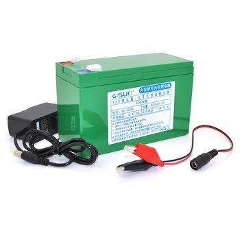 Акумуляторна батарея літієва QSuo 12 V 8 A з елементами Li-ion 18650 (150X64,5X97,7) + зарядний пристрій