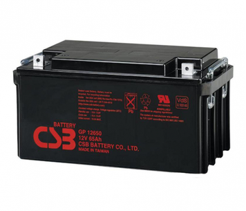 Акумуляторна батарея CSB GP12650, 12 V 65 Ah (350х166х174мм), Q1