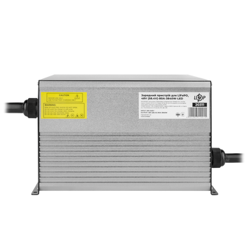 Зарядний пристрій для акумуляторів LiFePO4 48V (58.4V)-80A-3840W-LED
