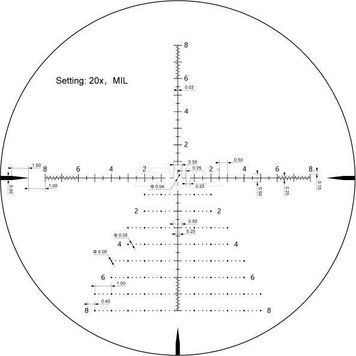 Приціл оптичний Vector Optics Taurus 3-24x56 (34 мм) illum. SFP ED