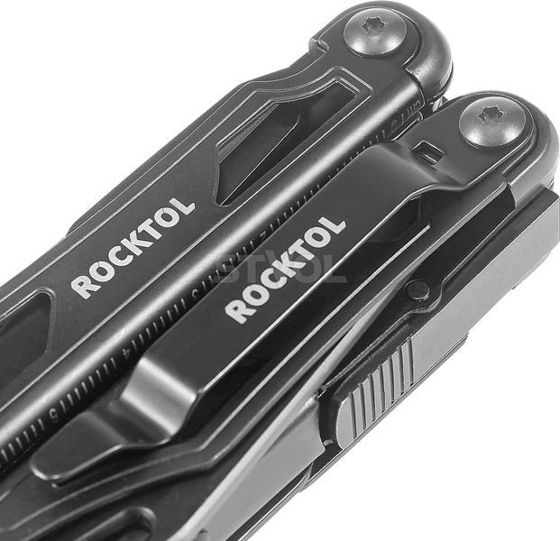 Нож-мультитул Rocktol ST02B 12-в-1 в кожаном чехле
