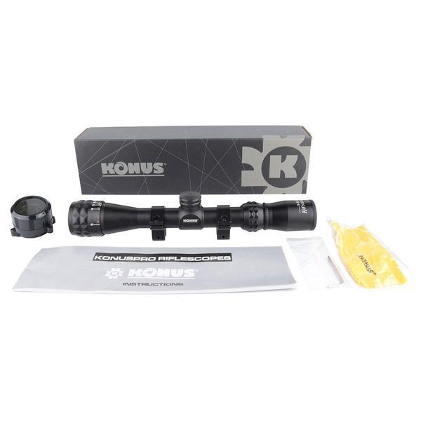 Оптичний приціл KONUS KONUSPRO 3-9x32 30/30 (з кільцями)