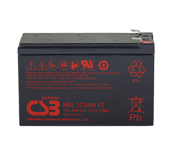 Акумуляторна батарея CSB HRL1234WF2, 12 V 9 Ah (151х65х98мм) Q10