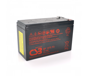 Акумуляторна батарея CSB GP1272F2, 12 V 7,2 Ah (28 W) (151х65х100 мм) 2.1 кг Q10