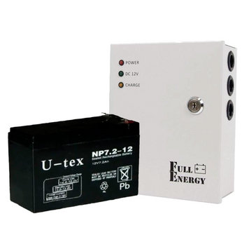 Комплект бесперебойного питания Full Energy BBG-124/1+U-tex NP7.2-12