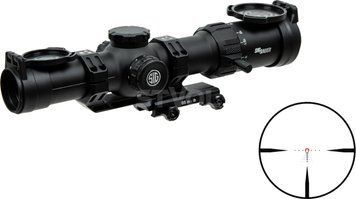 Приціл оптичний SIG Optics TANGO MSR 1-10X28MM, 34MM, SFP. Сітка MSR BDC10 з підсвіткою