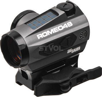 Прилад коліматорний SIG Optics ROMEO4S 1x20mm, 2 MOA RED DOT BALLISTIC CIRCLE DOT, SOLAR