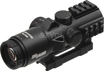 Прибор оптический Sig Optics BRAVO5 BATTLE SIGHT, 5X32MM HORSESHOE DOT ILLUM RETICLE