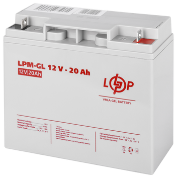 Акумулятор гелевий LogicPower LPM-GL 12 - 20 AH