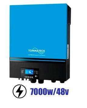 Гібридный інвертор TOMMATECH PLUS 7.2kW 48V MPPT(90-450) 80A потужністю - 7000 Вт