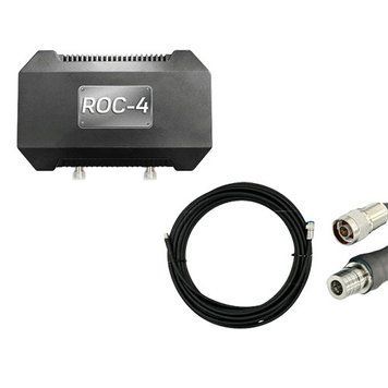 Комплект виносна антена ROC-4 + Кабель RG-8 10 м N-TYPE &mdash; QMA
