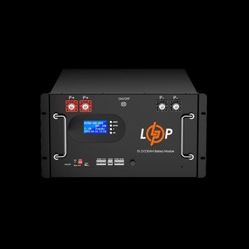 Акумулятор LP LiFePO4 51,2V &mdash; 230 Ah (11776Wh) (Smart BMS 200A) з LCD RM AB