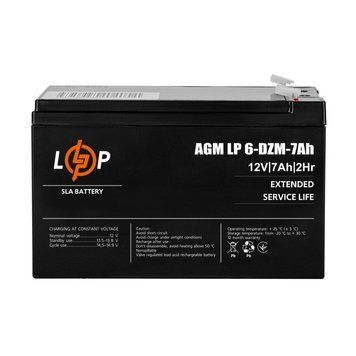Тяговый свинцово-кислотный аккумулятор LogicPower LP 6-DZM-7 Ah для электротранспорта